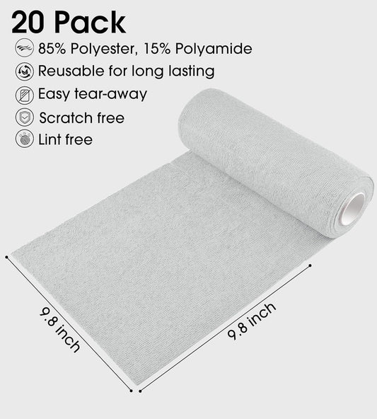 Microfiber Cleaning Cloth (20 Sheets)